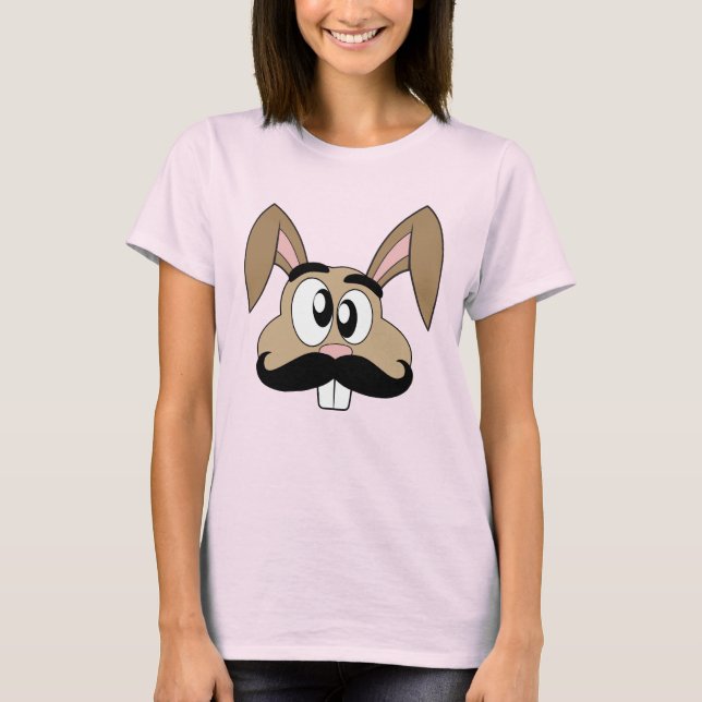 Camiseta Mustache Bunny (Frente)
