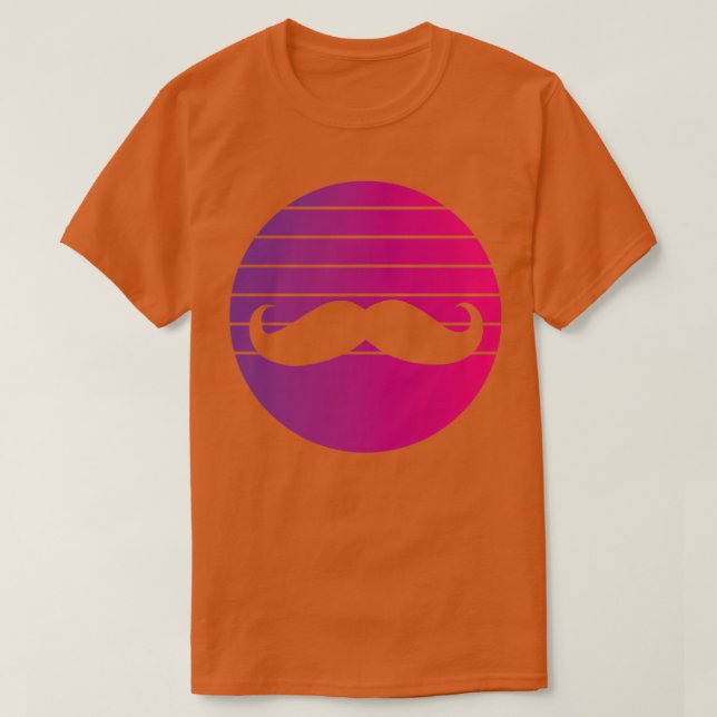 Camiseta Mustache Retro Style Vintage 2 (Frente do Design)
