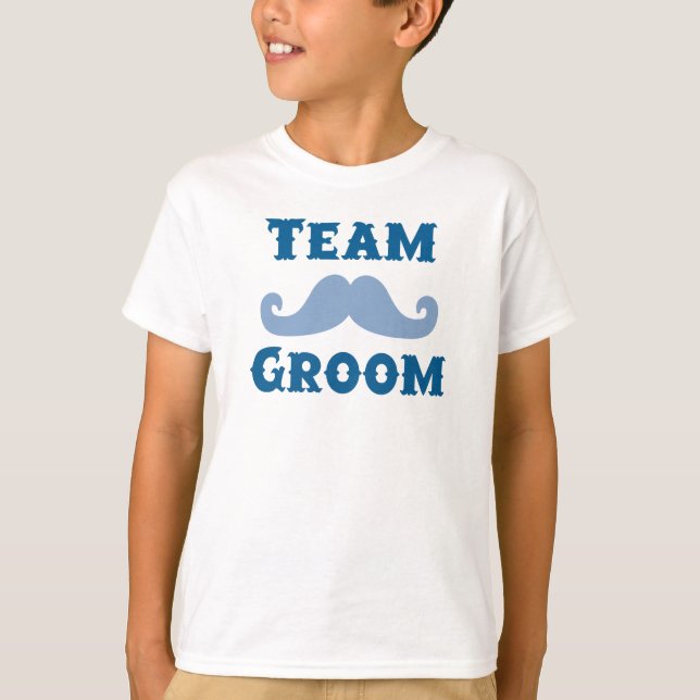 Camiseta Mustache Team Groom (Frente)