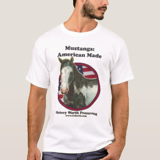 Camiseta Mustang: Americano feito