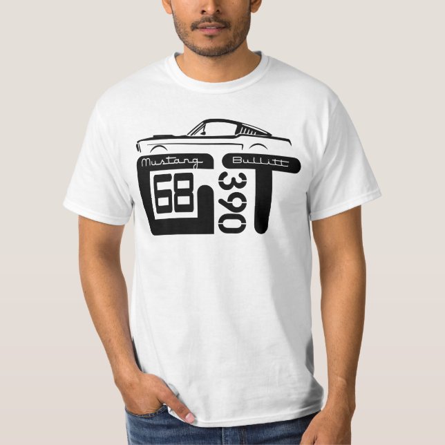 Camiseta  Mustang Bullitt T-Shirt (Frente)