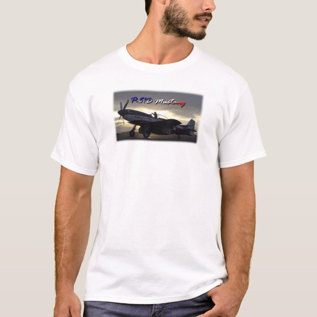 Camiseta Mustang de P-51D (Frente)
