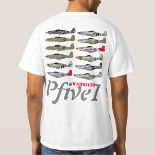 Camiseta Mustang de Pfive1 P-51