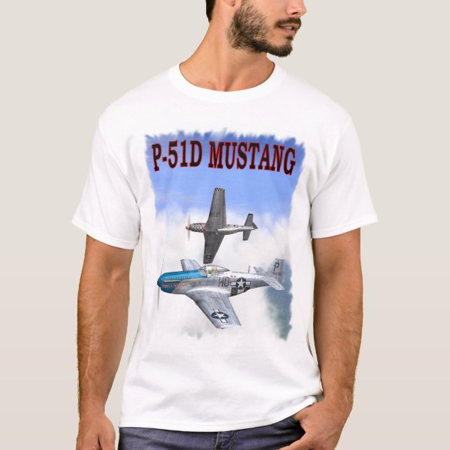CAMISETA MUSTANG P-51 (Frente)