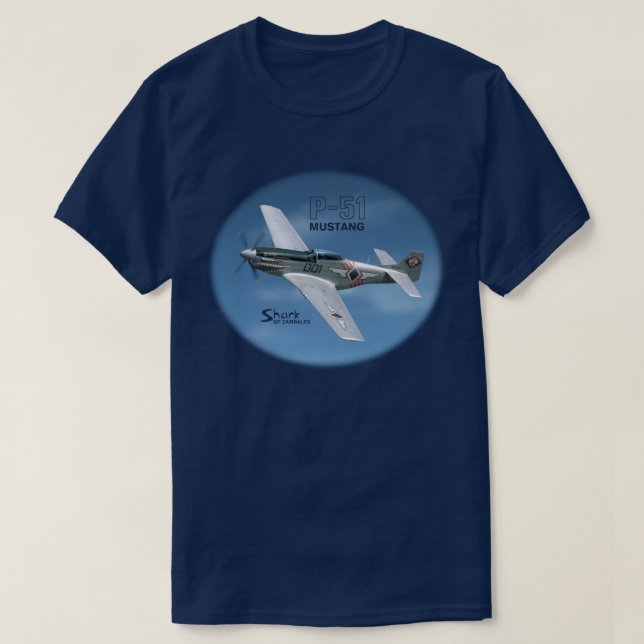 Camiseta Mustang P-51 (Frente do Design)