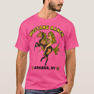 Camiseta Mustang Ranch Retro Nevada Tourist Souvenir