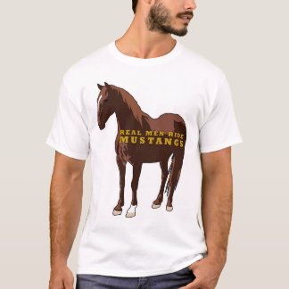 Camiseta Mustang reais do passeio dos homens