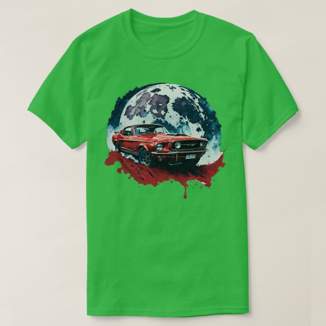 Camiseta Mustang Red Shelby (Frente do Design)