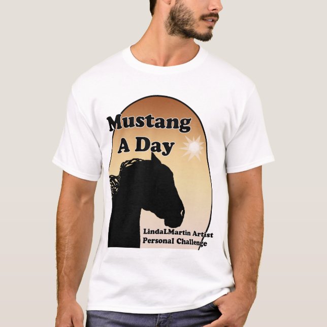 Camiseta Mustang um desafio pessoal do dia (Frente)