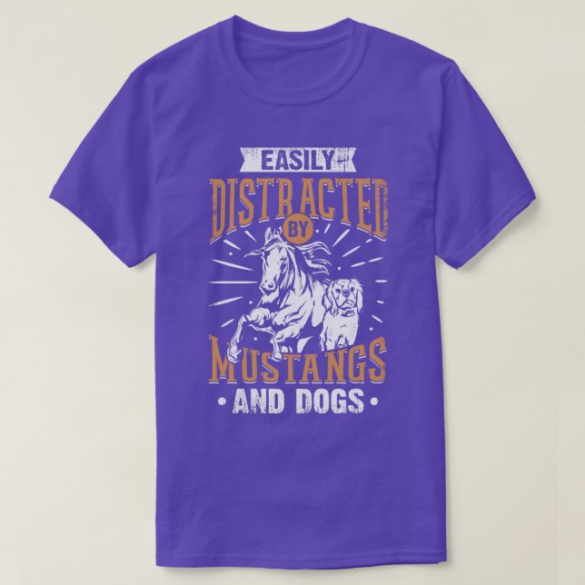 Camiseta Mustang Wild Horse Lover Gift (Frente do Design)