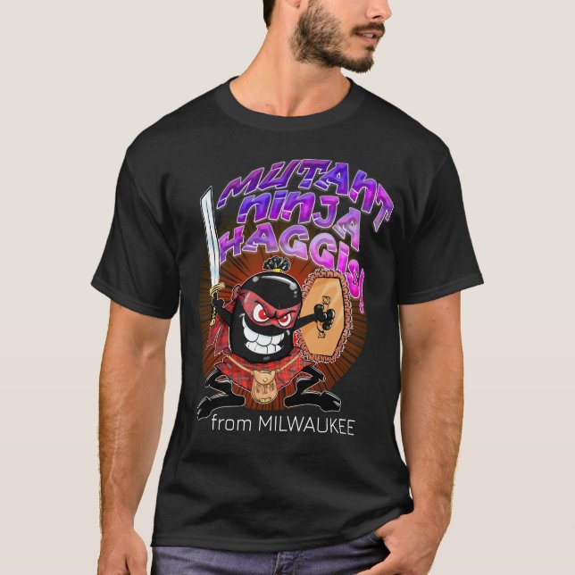 CAMISETA MUTANT NINJA HAGGIS (Frente)