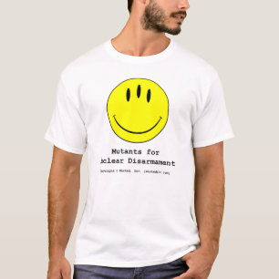 Camiseta Mutantes para o desarmamento nuclear