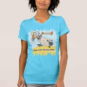 Camiseta Mutton Bustin Rodeo T-Shirt Tamanho Adulto