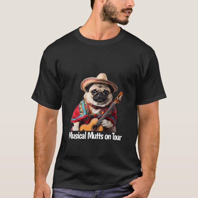 Camiseta Mutts Musicais em Turnê (Frente)