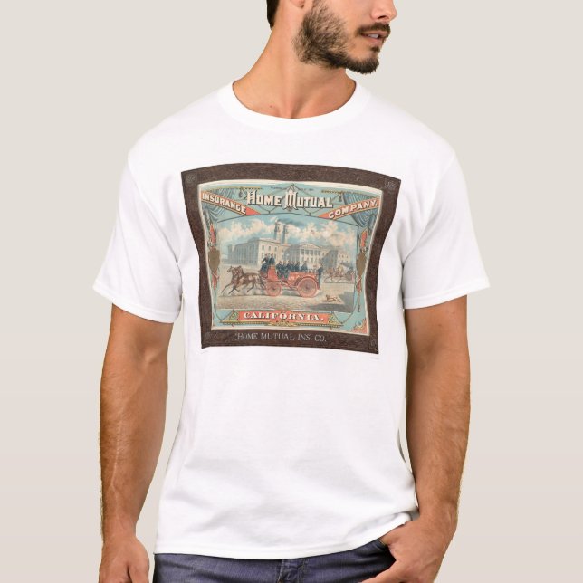 Camiseta Mútuos Casa Seguros Companhia de Califórnia (1307) (Frente)