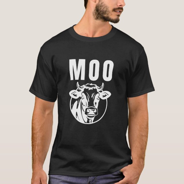 Camiseta Muu Eu Sou Uma Vaca Fazenda Divertida (Frente)