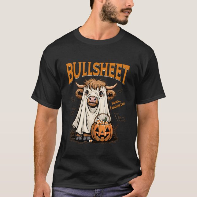 Camiseta Muu... Quer dizer Boo Besteira Vaca das Terras Alt (Frente)