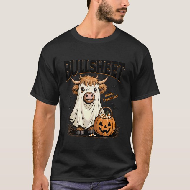 Camiseta Muu... Quer dizer Boo Besteira Vaca das Terras Alt (Frente)
