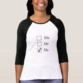 Camiseta Mx Título (Três Opções) Raglan T-Shirt
