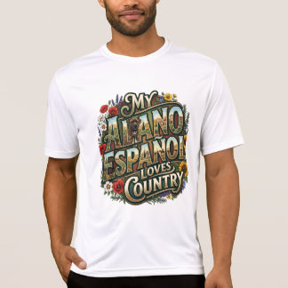 Camiseta My Alano Español Loves Country T-Shirt