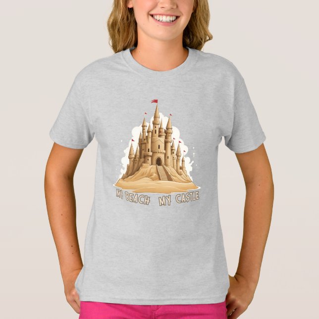 Camiseta My Beach, My Sandcastle (Frente)
