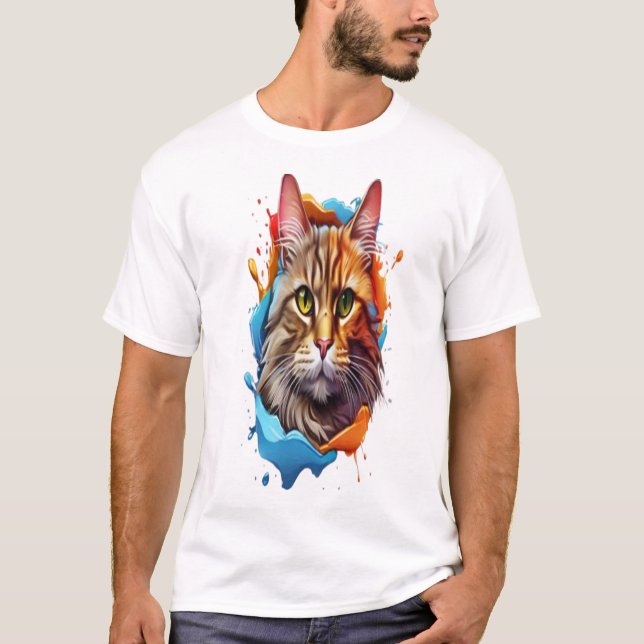 Camiseta My Beautiful Cat (Frente)