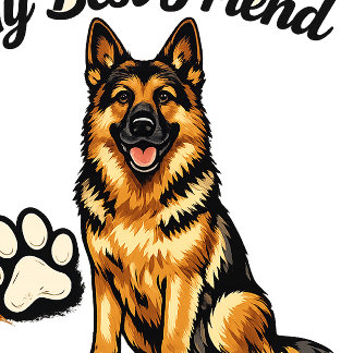 Camiseta My Best Friend Has Paws Dog Lover Design