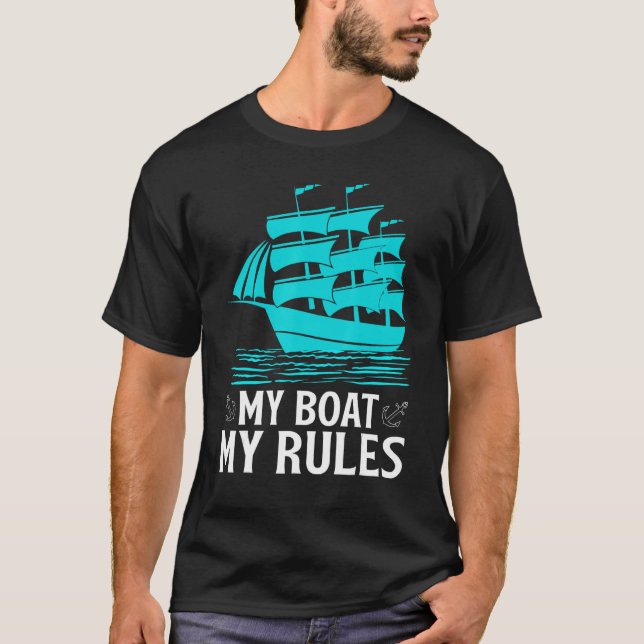 Camiseta My Boat My Rules (Frente)