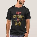 Camiseta My Boyfriend Is 50 Years Old 50Th Birthday Idea Fo<br><div class="desc">Best Birthday Ideas For Couples. My Boyfriend Is 50 Years Old 50th Birthday Idea For Him. I CAN'T KEEP CALM it's my boyfriend's 50th birthday celebration! birthday party theme clothing idea for boyfriends from girlfriends. couple clothes design to wear. Wish your man a happy fiftieth birthday with this outfit. Cute...</div>