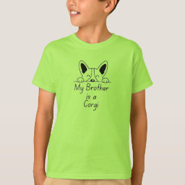 Camiseta 'My Brother is a Corgi' Playful Dog Loving Family