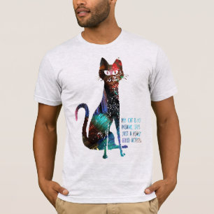 Camiseta My cat is not insane