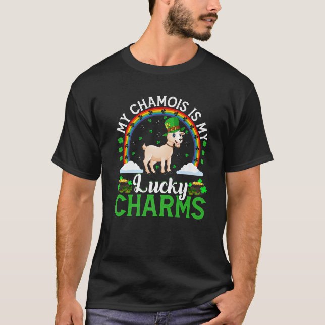 Camiseta My Chamois Is My Lucky Charms Funny Chamois St Pat (Frente)