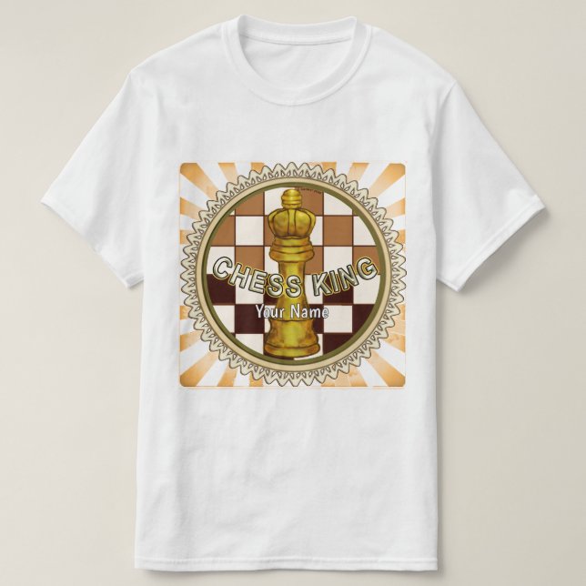 Camiseta My Chess King T-Shirt (Frente do Design)