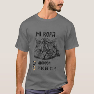 Camiseta MY CLOTHES 20COTTON 80CAT HAI gift