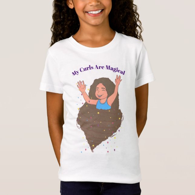 Camiseta My Curls Are Magical Kids T-Shirt (Frente)