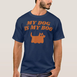 Camiseta My Dog Is Boo Funny Dog Owner Boo Ghost Lover Hall