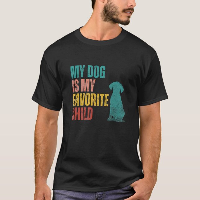 Camiseta My Dog is my Favorite Child Labrador Retriever Dog (Frente)