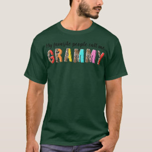 Camiseta My Favorite Call Me Grammy Grandma Life Mothers Da
