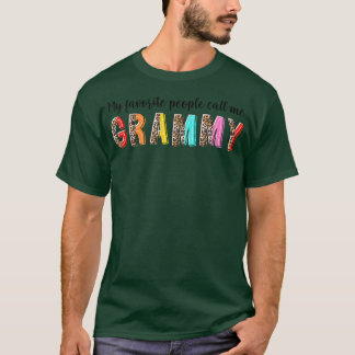 Camiseta My Favorite Call Me Grammy Grandma Life Mothers Da