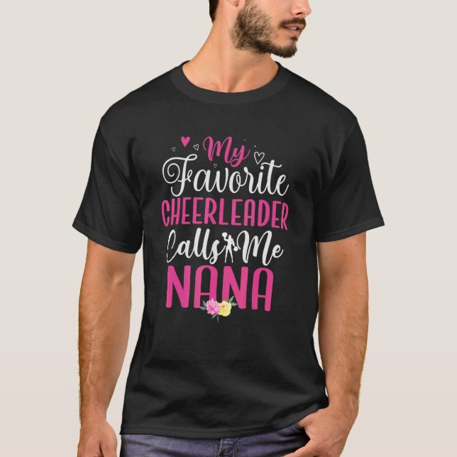 Camiseta My Favorite Cheerleader calls me NANA Cute (Frente)