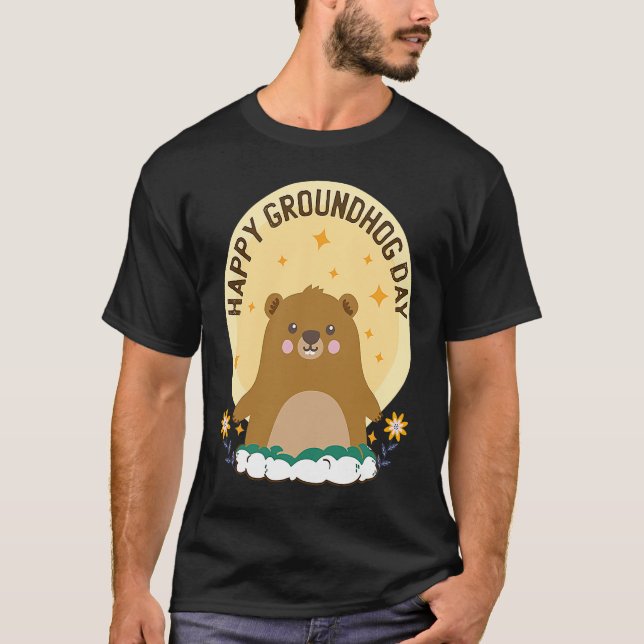 Camiseta My Favorite Holiday Ground Hog Sunshine Groundhog  (Frente)