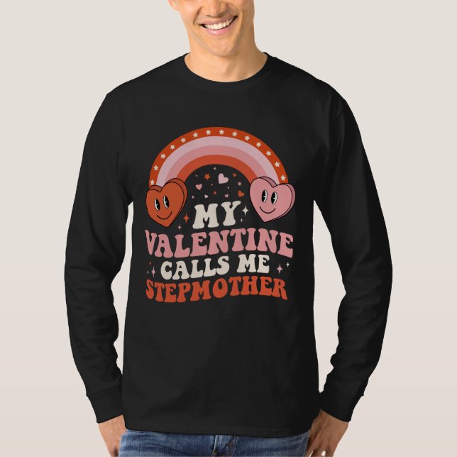 Camiseta My Favorite Valentine Calls Me Stepmother Valentin (Frente)
