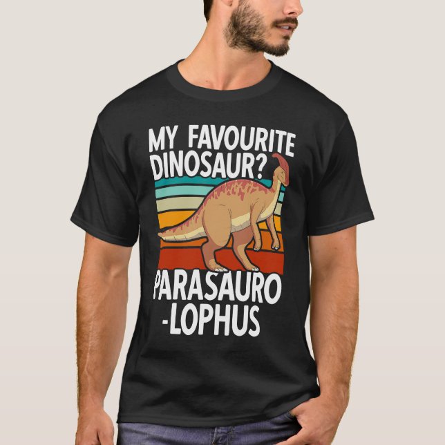 Camiseta My favourite dinosaur Parasaurolophus (Frente)