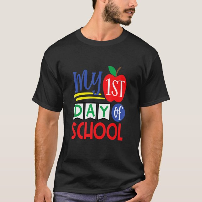Camiseta My First Day Of School  Men (Frente)
