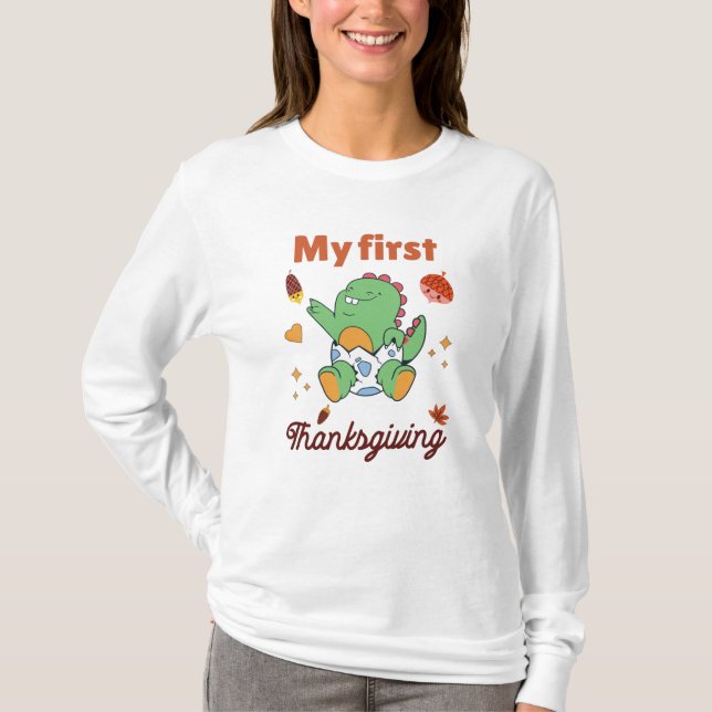 Camiseta My first Thanksgiving (Frente)