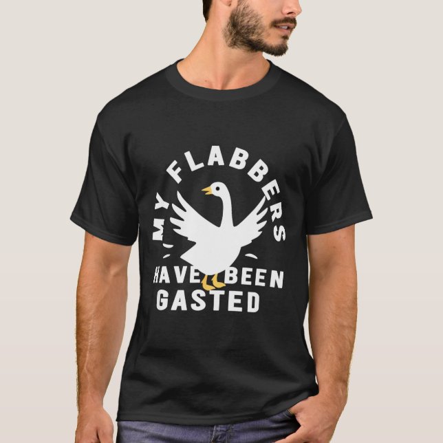 Camiseta My Flabbers Have Been Gasted Distressed Retro Funn (Frente)