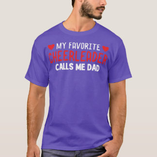 Camiseta My Fvorite Cheerleader Calls Me dAD