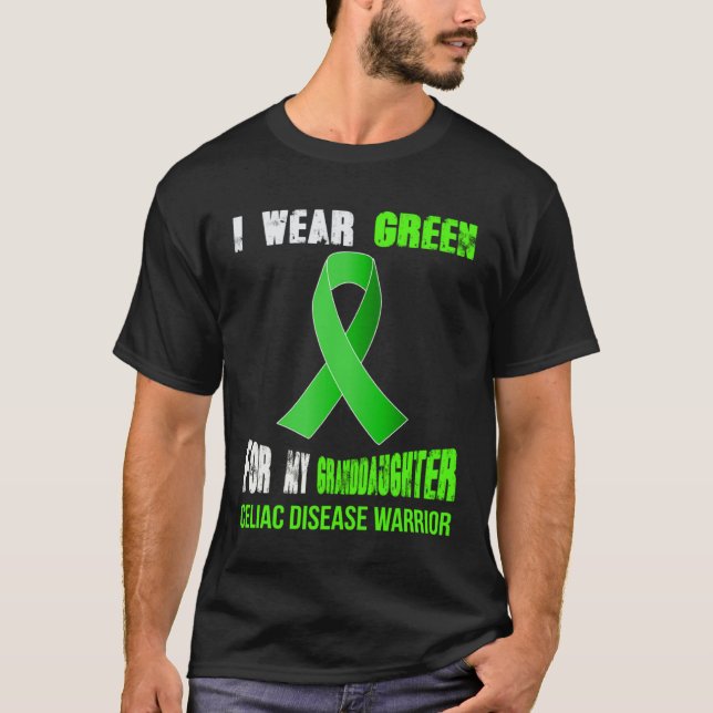CAMISETA MY GRANDDAUGHTER  MY CELIAC DISEASE WARRIOR (Frente)