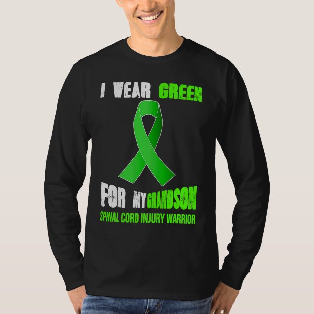 CAMISETA MY GRANDSON MY SPINAL CORD INJURY WARRIOR (Frente)
