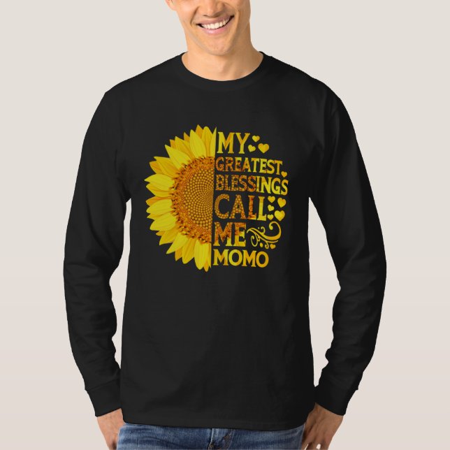 Camiseta My Greatest Blessings Call Me Momo   Mother s Day (Frente)